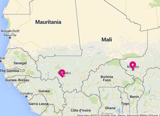 Carte du mali